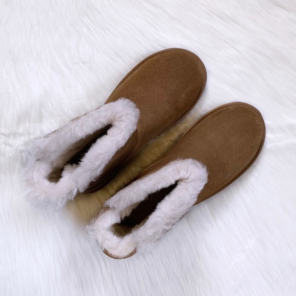 UGG Classic Mini Twist Bootie In Chestnut - Picture 3 of 7